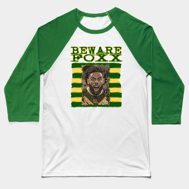 Kangaroos - Josh Addo-Carr - BEWARE OF THE FOXX Baseball T-Shirt by OG Ballers